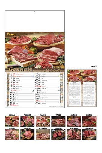 Calendario Trimestrale Carne