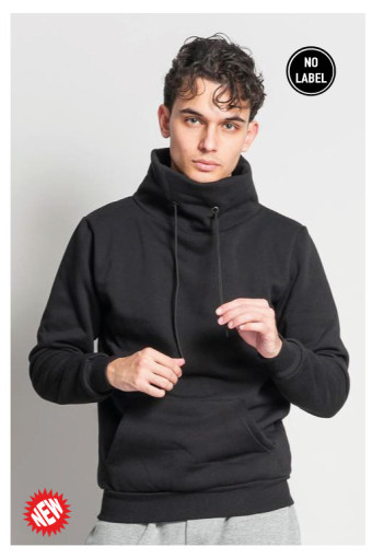 Felpa  uomo soft collo a sciarpa  Pura
