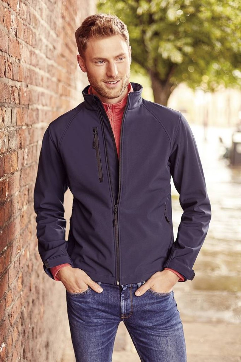 Giacca Softshell tre strati Uomo Russell